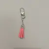 Venda Quente Transfronteiriça Pingente de Borla Prateada Chapéu Veludo Coreano 3cm K Branco Pequena Borla Pingente Criativo para Bolsa Acessórios de Coração