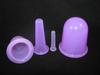 Conjunto de Ventosas de Silicone de Grau Alimentar para Vácuo e Absorção de Umidade para Cuidados de Saúde Domiciliares, Conjunto Transparente de Quatro Peças para Massagem e Gua Sha para Exportação