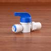 Purificador de Agua Roscado 1/4" Conector de Válvula de Bola Válvula de Interruptor de Filtro Enchufe Rápido Accesorios para Purificador de Agua a Prueba de Fugas