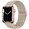 Adecuado para Correas de Apple Watch, Applewatch Diseño Rayado Bloque de Color Tejido de Nylon iWatch Bloqueo de Color Arcoíris, Versátil