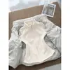 Chaqueta de Polar Ajustada para Mujer Revestimiento de Chaqueta Shell Otoño/Invierno 2026 Sudadera con Forro de Polar Doble Cara