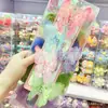 Nuevo Estilo Clip Dinámico de Perla Colorido de Gasa Mariposa para el Cabello, Pinza Dulce para Flequillo Lateral de Niña, Pasador de Mariposa Móvil