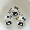 Otoño e Invierno Estampado de Leopardo Maillard Accesorios de Gato de Resina Joyería Dulce Fresco Moño Accesorios para el Cabello DIY Accesorios para Pasadores Venta al por Mayor