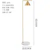 Luminária de Chão de Ferro Artístico com Base de Mármore para Sala de Estar e Quarto, Luminária de Chão de Ferro Artístico LED Tendência para Sofá