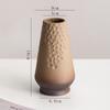Shu men retro cerámica envejecida jarrón pequeño decoración flor seca sala de estar arreglo floral planta verde hidropónica escritorio Zen chino