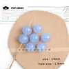 Accesorios de Cuentas Redondas de Gelatina Acrílica Cuentas de Colores Hechas a Mano Collar de Cuentas Accesorios para Ropa Accesorios de Cuentas Hechos a Mano Materiales