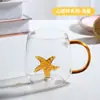 Caneca de Água Animal Estéreo Personalizável Caneca de Café Caneca Fofa para Escritório Copo de Vidro de Alto Borossilicato
