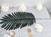 Fabricante Venta al por Mayor Serigrafiado Laminado Plantas Simuladas Verdes Hojas de Cola Suelta Boda Decoración del Hogar Plantas Simuladas