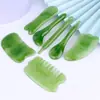 Palo de Masaje Facial Lifting, Cepillo Meridian, Herramienta de Belleza para Puntos de Acupuntura de Pies, Bolígrafo de Acupresión, Tabla Raspadora de Masaje para la Salud de Resina