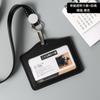 Conjunto de cartões Wen Jiu conjunto de cartões de identificação cartão de trabalho com cordão transparente frente e verso cartão de trabalho cartão de trabalho crachá de identificação de trabalho crachá de identificação de trabalho