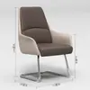 Mesa de Conferência Grande com Pintura Eletrostática Mesa Longa Simples Moderna Mesa de Recepção de Negociação para Sala de Conferência Conjunto de Mesa e Cadeiras Cadeiras de Reunião
