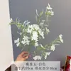 Flores Artificiales, Florales Pequeños de Nardo de Alta Gama y Realistas, Decoración para el Hogar Escandinavo, Adornos de Mesa para Sala de Estar, Flores Artificiales al por Mayor