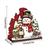 MZ1280-1290 Portarrollos de Papel de Cocina Navideño Adorno Decoración Festiva Caja de Almacenamiento para Servilletas de Papel Adorno de Escritorio