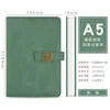 Cuaderno 2024 Nuevo Alto Valor de Color a5 Engrosado Negocio Trabajo Oficina Cuero Exquisito Avanzado Reunión