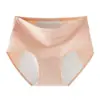 Shorts Triangle de Algodão Puro Jacquard Premium Grau A de Cintura Alta, Antibacteriano, Respirável, Roupa Íntima Confortável Leve com Controle de Barriga e Borda Antirrolamento para Mulheres