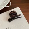 Pinza para el Cabello Vintage Semi-Atada para Mujeres, Pinza de Garra Pequeña Diaria, Estilo Minimalista de Gama Alta, Adecuada para Cabello Fino, Accesorio para el Cabello Pinza de Tiburón