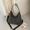 Bolso de mano retro con estampado de leopardo europeo y americano para mujer, nuevo estilo 2026, bolso tote de gran capacidad, bolso de hombro versátil