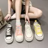 Zapatos de Lona con Suela Gruesa para Mujer 2025 Nuevos de Primavera y Otoño Versátiles Populares que Aumentan la Altura Casuales Zapatillas de Estudiante con Cordones Zapatos Blancos