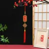 Nuevo colgante festivo de borla estilo chino para decoración del Festival de Primavera, alto valor estético Adorno colgante de carácter de fortuna de Año Nuevo para la puerta de entrada