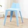 Cadeira Nórdica Adulto Tamanho Completo Moda Simples Encosto de Plástico Espesso Oca Empilhável para Exterior