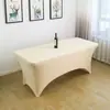 Conjunto de Mesa Elástico Transfronteiriço Conjunto para Bar de Coquetéis Toalha de Mesa Elástica Cobertura de Mesa para Reunião de Hotel Banquete Toalha de Mesa para Casamento ao Ar Livre