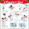 Cbcjd288 Adhesivos Electrostáticos Navideños Transfronterizos para Vidrio Adhesivos Coloridos de Doble Cara para Decoración Festiva de Vidrio de Ventana Adhesivos Anticolisión