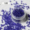 Super-Excelente 4 mm Alta Retención de Color Transparente Vidrio Cuentas de Arroz Hecho a Mano DIY Pulsera de Cuentas Hecha a Mano Collar Pendientes Accesorios de Joyería