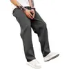 Novas Calças Casuais Masculinas Versáteis de Moda Americana Street Style para Comércio Exterior Transfronteiriço, Cor Sólida, Multicoloridas, Calças Longas Estilosas em Estoque