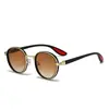 Nuevas Gafas de Sol Redondas Europeas y Americanas para Mujer, Gafas de Sol Metálicas de Alta Gama para Hombre, Gafas Retro Hip-Hop Punk Transfronterizas