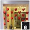 Casa Casamento Amor Cortina Alta Cor Valor Explosões Pequeno Livro Vermelho Decoração de Quarto de Casamento Menina Coração Princesa Cortina de Quarto Pendurada