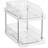 Caja de Almacenamiento de Cosméticos Transparente Acrílica Tocador de Baño Producto para el Cuidado de la Piel Estante de Almacenamiento de Perfume Caja Organizadora de Escritorio