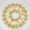 Colar com pingente de cobre europeu e americano micro-incrustado com zircônia 26 letras do alfabeto inglês joia redonda da moda feminina vendas diretas da fábrica