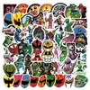 50 pegatinas infantiles de Dinosaurio Power Rangers para decorar cuadernos, computadoras, mesas, refrigeradores, equipaje, paredes, fundas de teléfono y libros