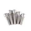 En Stock Tornillos de Cabeza Cilíndrica Hexagonal de Acero Inoxidable 304 M1.4~M30 Tornillos de Cabeza Cilíndrica Moleteada