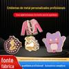 Emblema de tinta de metal de desenho animado personalizado, broche de anime moderno, emblema escolar, presente, emblema comemorativo, personalização