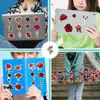 50 Peças de Adesivos de Grafite de Rosa Vermelha, Adesivos Decorativos à Prova d'Água para Garrafas de Água e Celulares, Adesivos Criativos de Planta Rosa Atacado