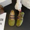 Sapatos de noite foscos retrô para mulheres, novo modelo 2026, versáteis com saias, sapatos Mary Jane com fivela, sapatilhas baixas