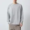 Cidade Transfronteiriça de Roupas Masculinas Esportes Longa-Manga Masculina 2026 Primavera Novo Patchwork Canelado Top Masculino Tendência Americana Masculino