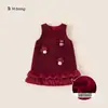 Traje Youbao Traje de Niña Falda Otoño e Invierno Traje de Invierno para Niñas Vestido para Bebé Niña de un Año Traje de Invierno para Niños Falda