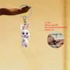 Decoração Pendente Criativa de Acrílico Transfronteiriça Coelho Acessórios para Carro Decoração de Interior Pingente para Carro