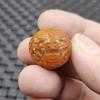 Cuentas redondas fluorescentes flotantes de cera de abeja de agua salada, cuentas de cera de abeja antigua artificial envejecida, accesorios de joyería DIY, cuentas hechas a mano