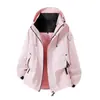 Nueva Chaqueta con Capucha Unisex 2026 para Primavera y Otoño, Chaqueta Exterior Cortavientos e Impermeable, Abrigo Corto Casual de Moda