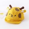 Mascarilla Protectora para Bebé Primavera y Otoño Visera para el Sol para Bebé Gorra con Visera Sombrero Anti-gotículas Niños Invierno Sección Delgada Un Año de Edad Lindo