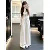 Conjunto de Dos Piezas para Mujer Estilo Old Money: Chaleco y Pantalones de Pierna Ancha, Nuevo Verano 2026, Atuendo Único y Hermoso Estilo Coreano