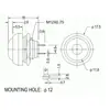 12MM PBS-33B PBS-33A Auto-reinicio/Enclavamiento Pequeño Impermeable Botón de Interruptor de Auto-reinicio Redondo