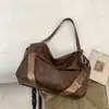 Bolso Tote de Gran Capacidad Nuevo 2025, Bolso Retro de Moda y de Alta Gama, Bolso de Hombro Versátil Estilo Europeo y Americano para Mujer