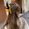 Muñeca Pinza de Peluche Linda Divertida Diseño Creativo Otoño e Invierno Nuevo Pinza Grande de Tiburón Cabeza Trasera Adorno para el Cabello Disco