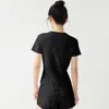Conjunto Esportivo Respirável Estilo Coreano para Mulheres, Malha Lateral, Secagem Rápida, Top de Manga Curta e Shorts, Solto, Emagrecedor, Fitness, Corrida, Conjunto de Duas Peças