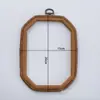 Nuevo bordado vintage de 21 cm de imitación de madera, elástico, para manualidades, bordado hecho a mano, punto de cruz, herramienta auxiliar para decoración del hogar, pintura colgante