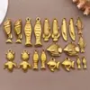 Pingente de Peixe Koi em Aço Inoxidável Oceano Criativo Excedente Anual Pequeno Pingente Pulseira DIY Colar Acessórios de Joias Material